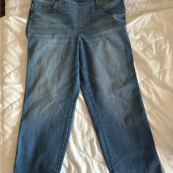 SPANX Women's Blue Jeans - Picture 2 of 4